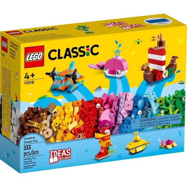 Lego Classic Creative Ocean Fun ABS/Polycarbonate Multicolored 333 pc 11018